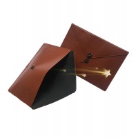 Guangzhou manufacturer PU leather customized size file folder bag